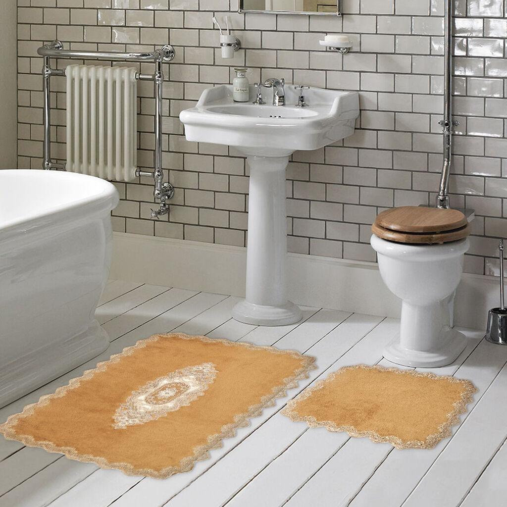 L'essentiel Maison Set od 2 tepiha za kupatilo, svijetlosmeđa