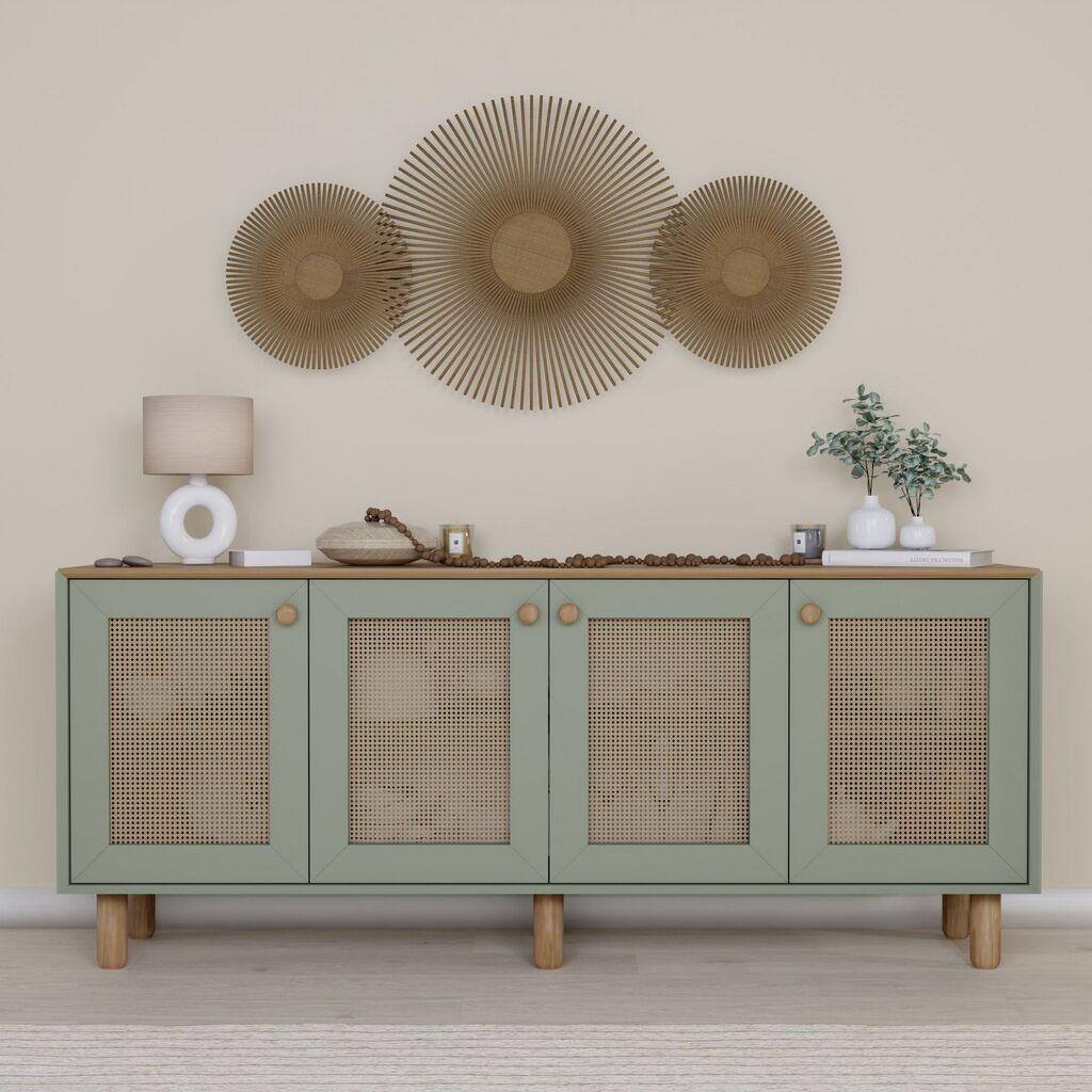 Hanah Home Konzolni sto Bohemian 1600-132, 180x75x40 cm, Maslinasta