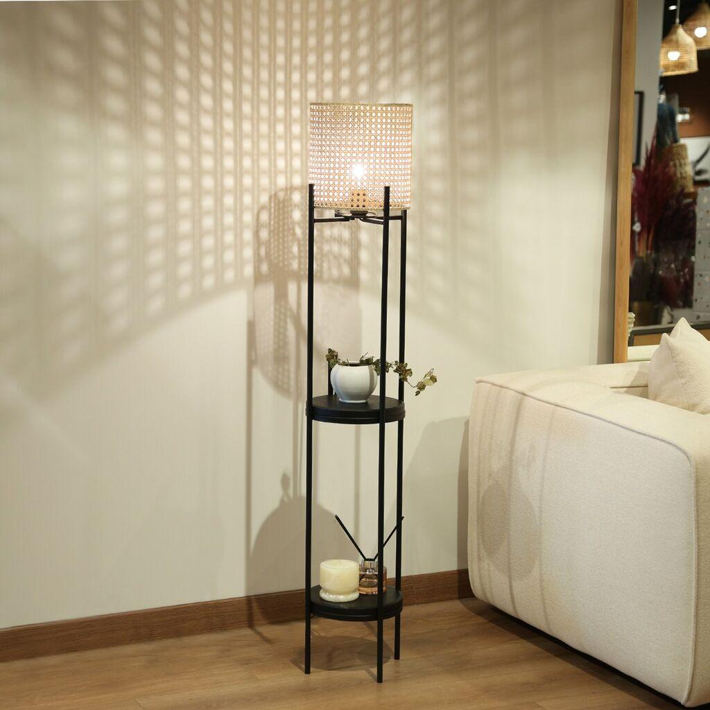 Opviq podna lampa AYD-3335, krem