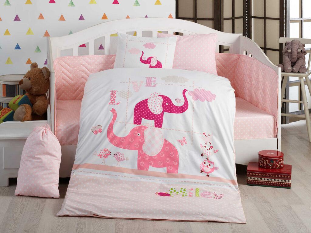 L'essentiel Maison Baby posteljina Preety, 100x150cm, roza