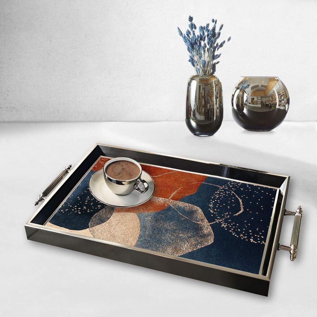 Aberto Design poslužavnik TPG9871 50 x 29 x 3,5 cm, šareni