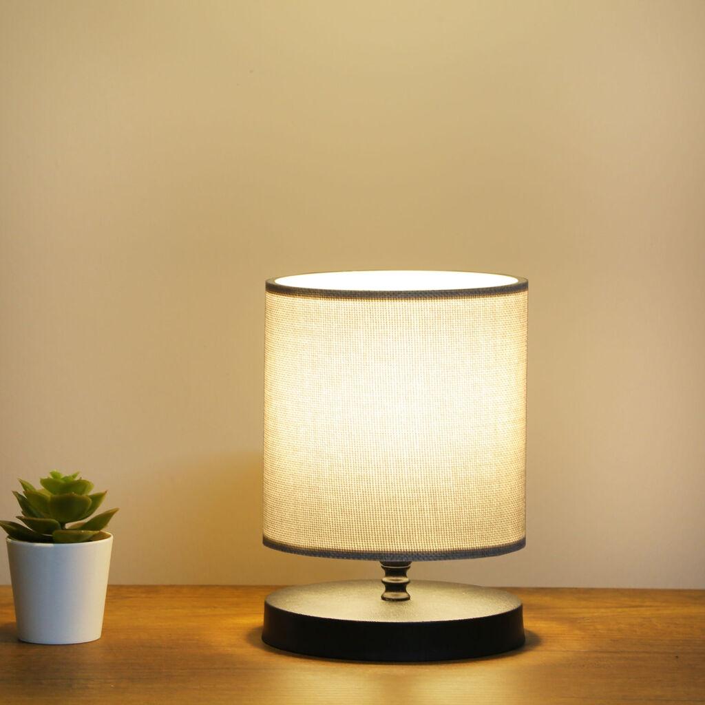 Opviq Stona lampa AYD-3243, Prljavo bijela