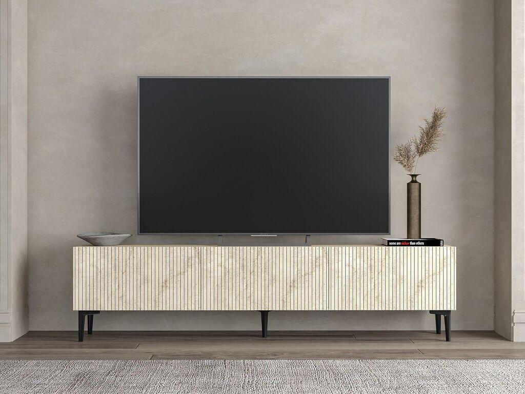Hanah Home TV komoda Oscar, 180x45x31,4 cm, Bež