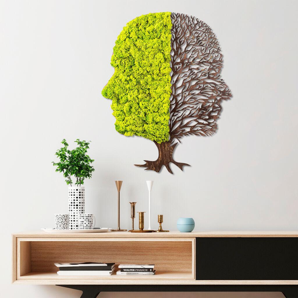 Wallity Zidna dekoracija Zelena i suha, 45x1x56 cm, Zelena