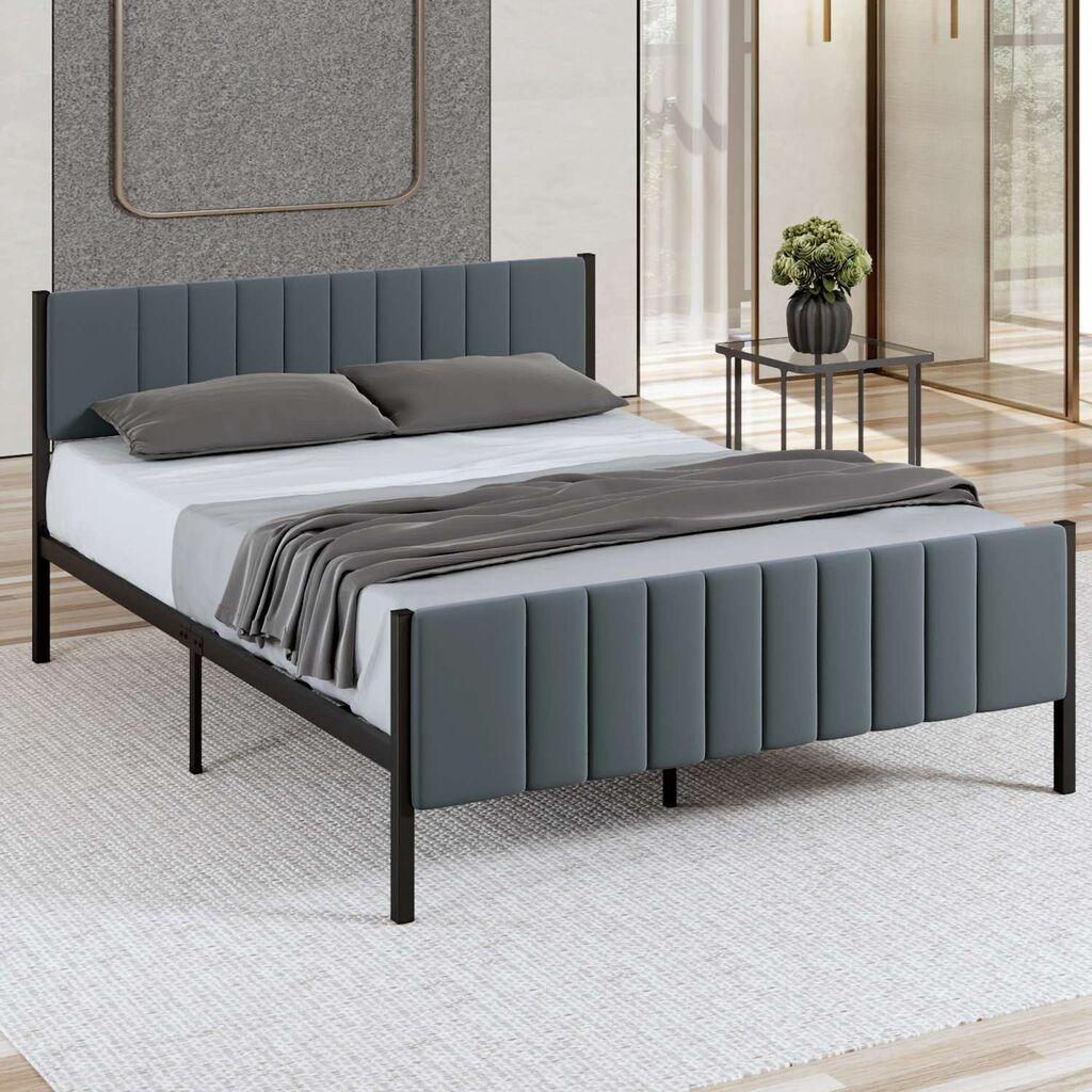 Hanah Home Francuski krevet Lotus, 120x88x200 cm, Antracit