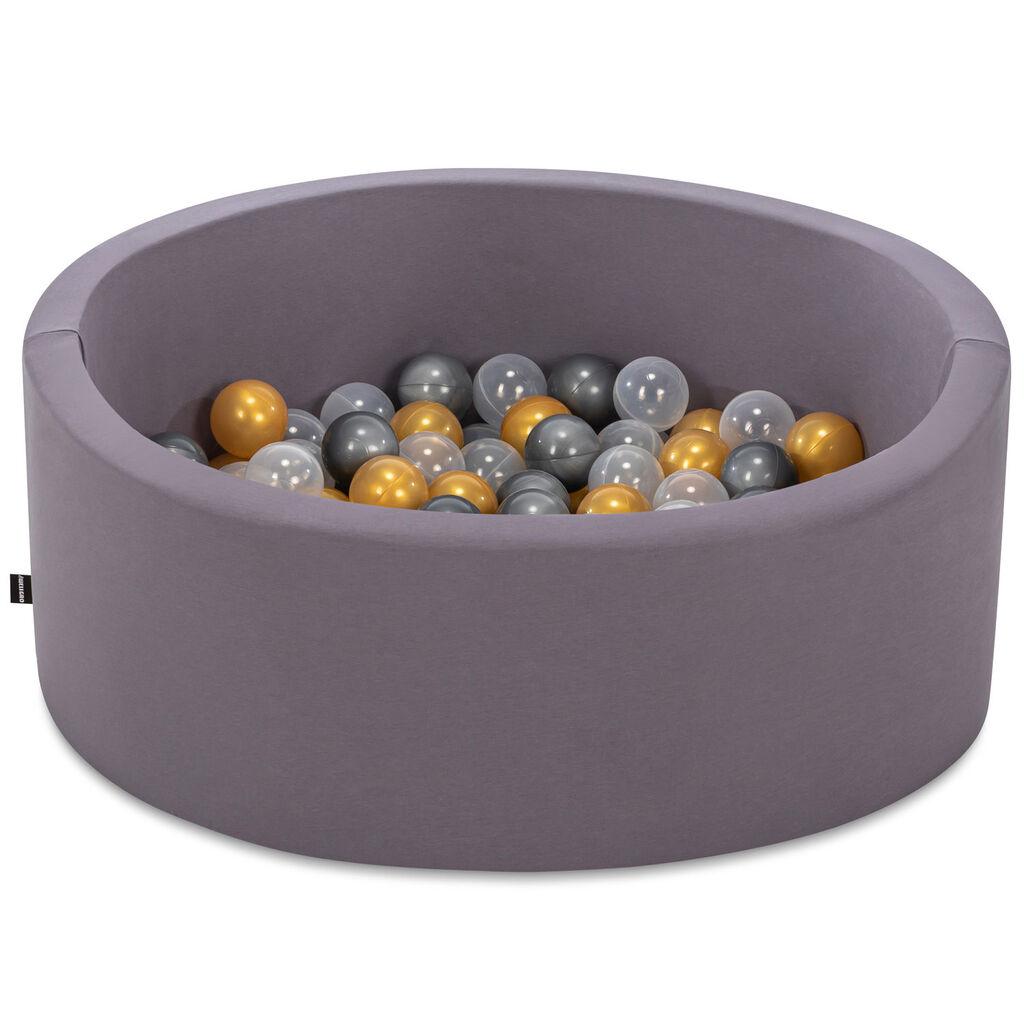 Aberto Design bazen s lopticama, Bubble Pops v4, 85x85x30 cm, siva