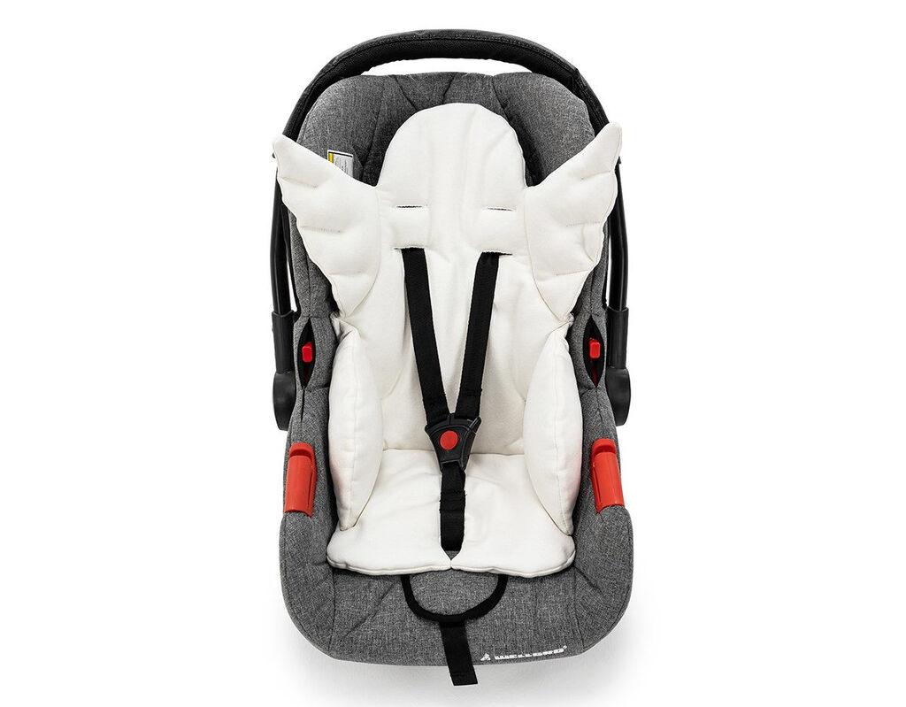 Aberto Design prostirka za bebe Anđeoska krila, 60x 63x5 cm, bijela