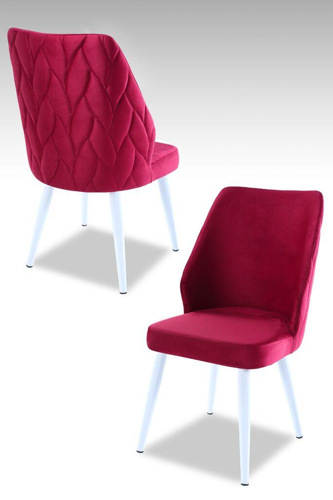 Hanah Home set fotelja Poufi, 48x90x43 cm, 2 dijela, Cyclama