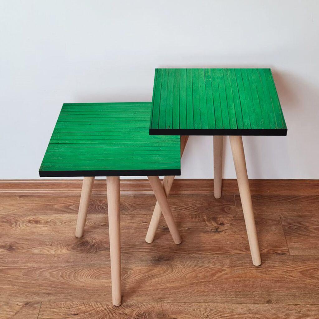 Hanah Home set stolića za kafu 2Shp410, 2 dijela, šareni