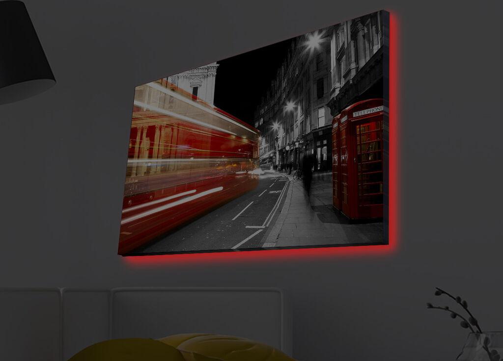 Slika na platnu Wallity sa LED osvetljenjem 45x70cm