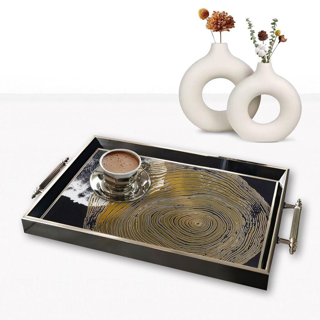 Aberto Design poslužavnik TPG9767 50 x 29 x 3,5 cm, šareni