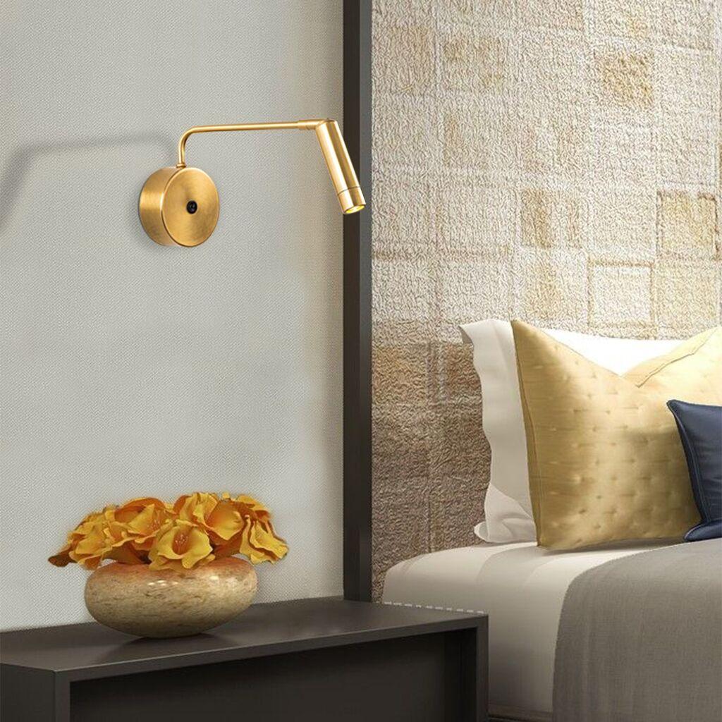 Opviq Ugur 6041 Zidna lampa, zlatna