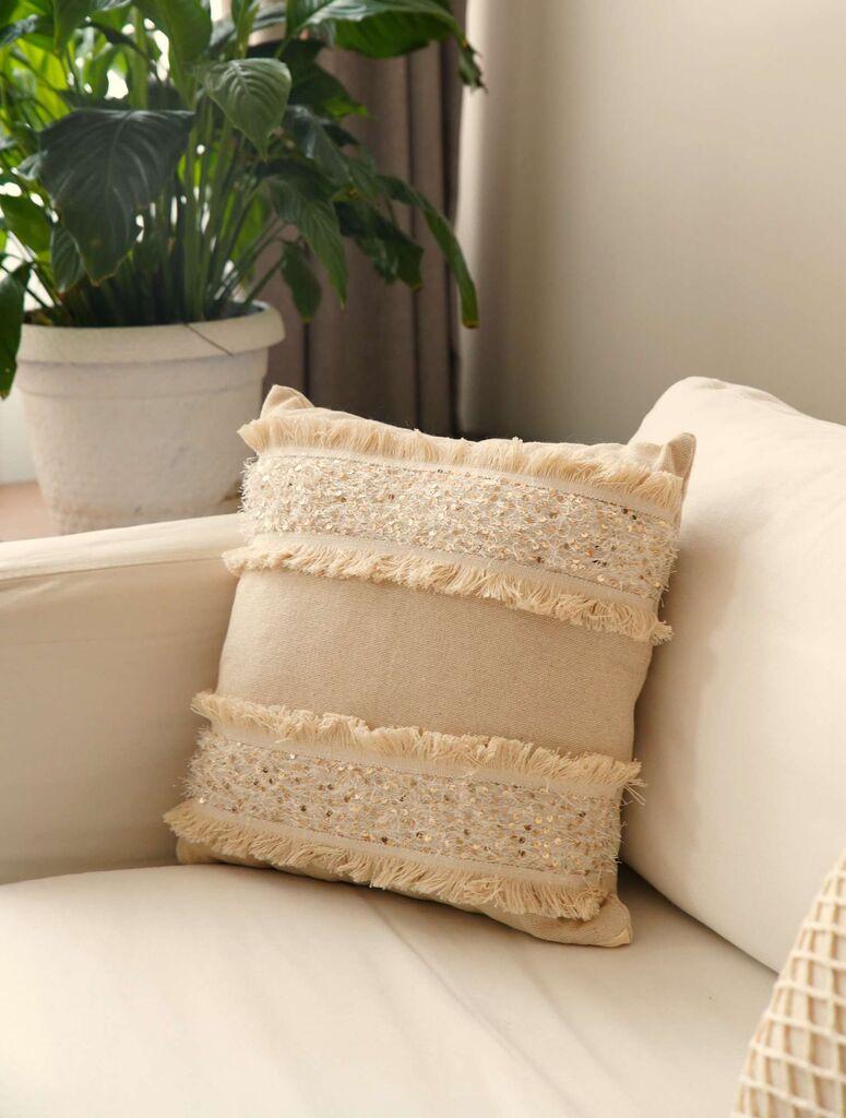 Aberto Design Dekorativna jastučnica KET001, 43x43 cm, Bež