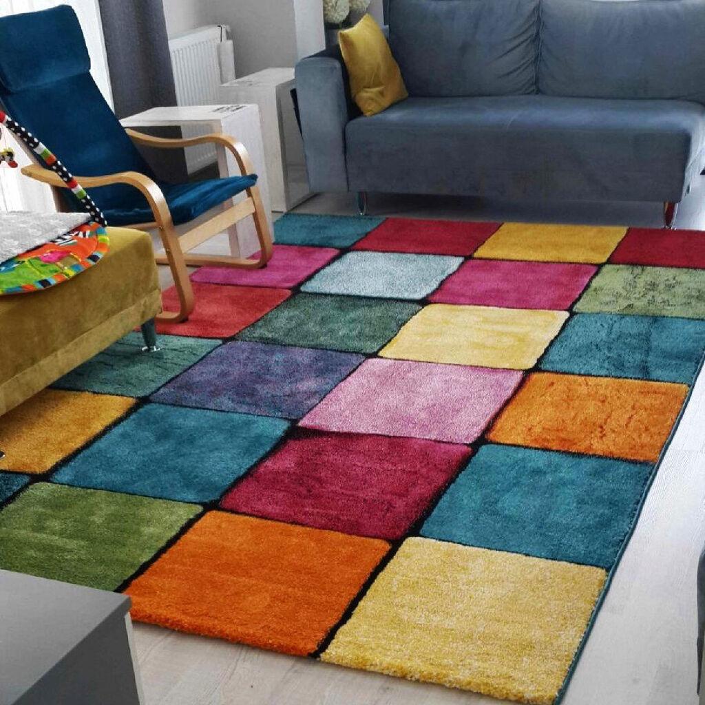 Conceptum Hypnose Renkli Kare tepih, 200x290cm, šareni
