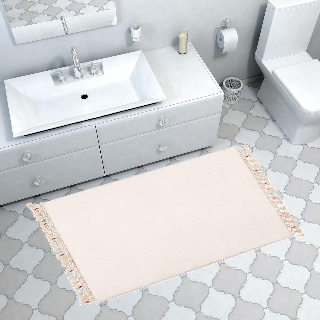 L'essentiel Maison tepih za kupatilo 75x120cm Bijela