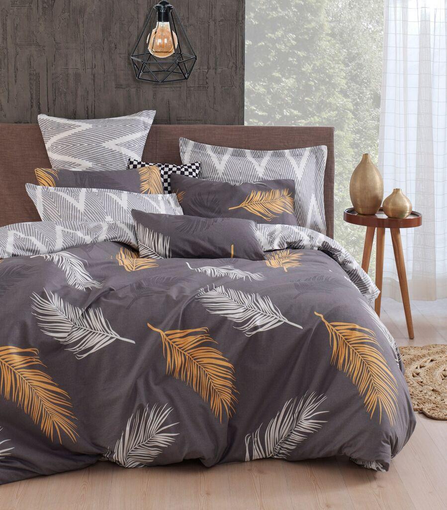L'essentiel Maison set posteljine Olivia, 200x220 cm, siva
