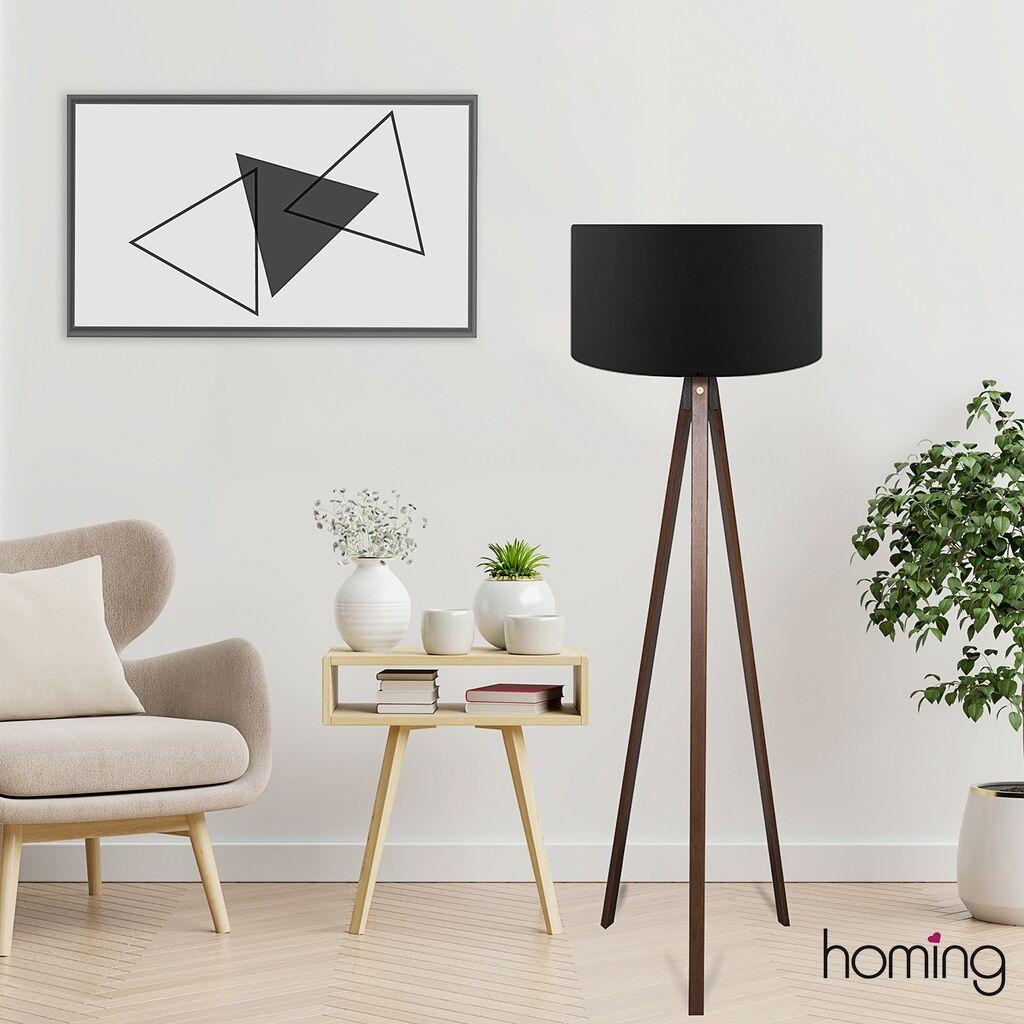 Opviq podna lampa Ayd 2222, crna