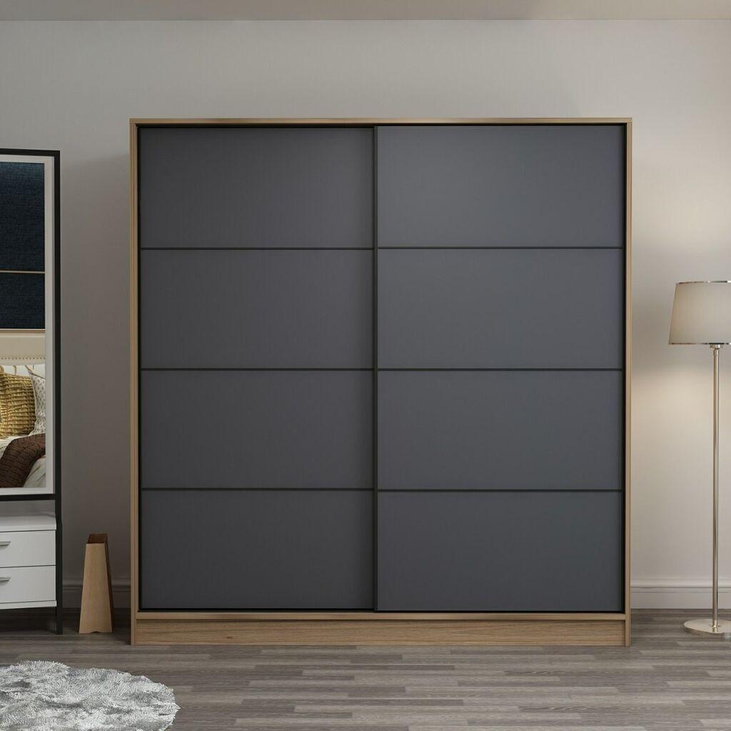 Hanah Home Ormar Kale-3171, 180x190x52 cm, Antracit
