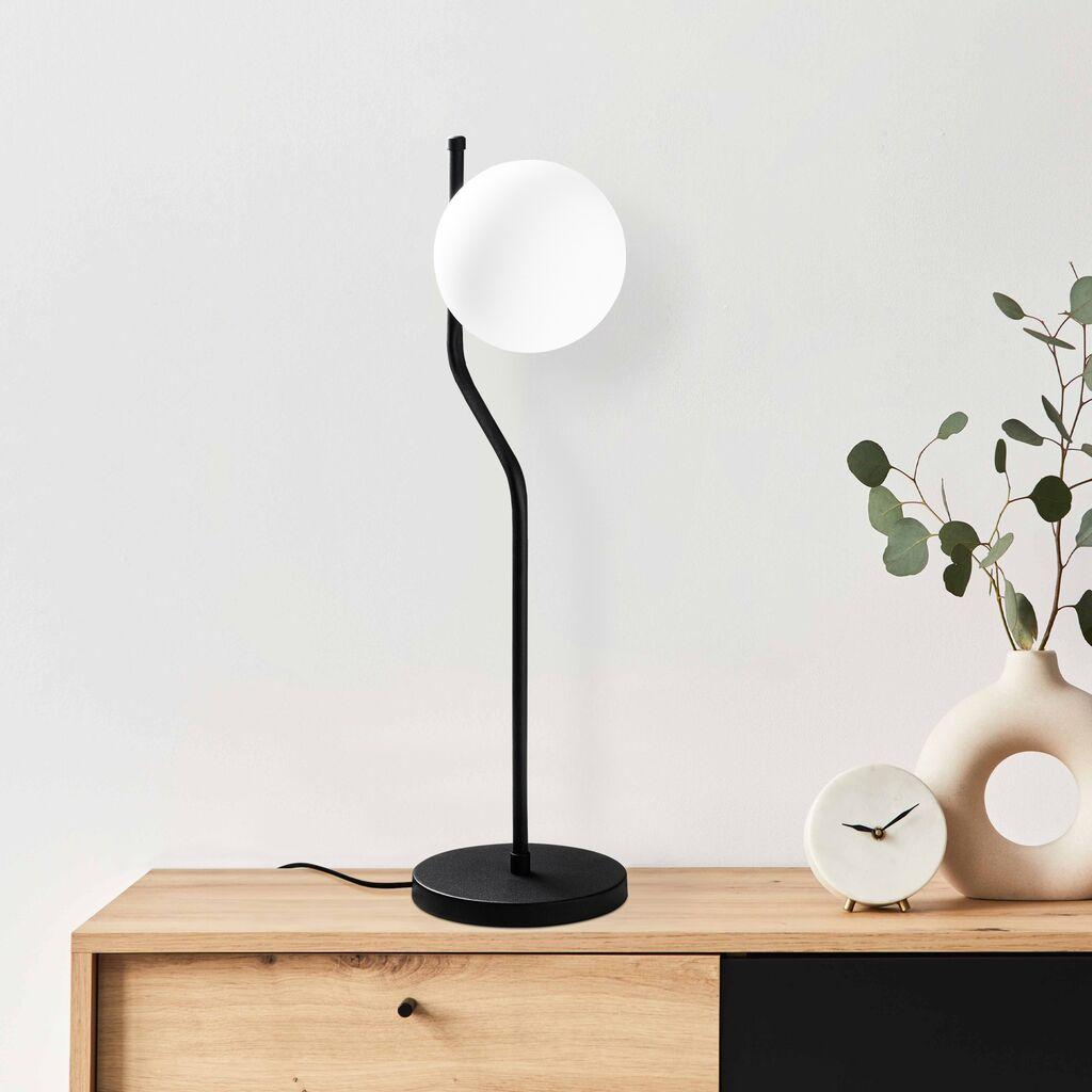 Opviq stolna lampa, crna