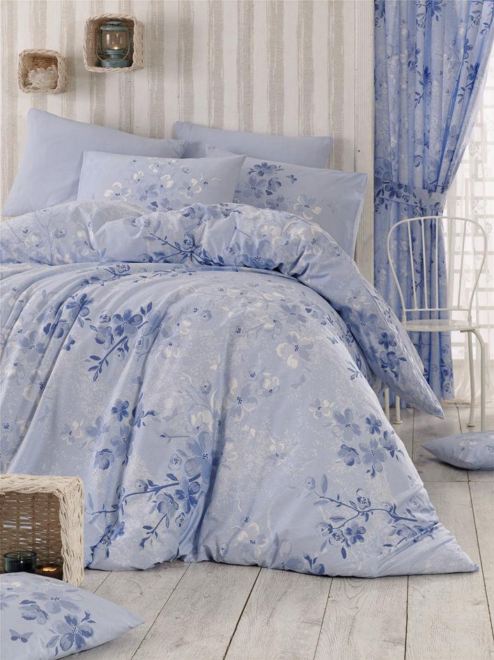 L'essentiel Maison set posteljine Elena, 160x220cm, svijetlo plava