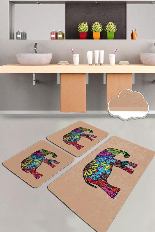 L'essentiel Maison Otirač za kupatilo Olifant, 3 komada, bež