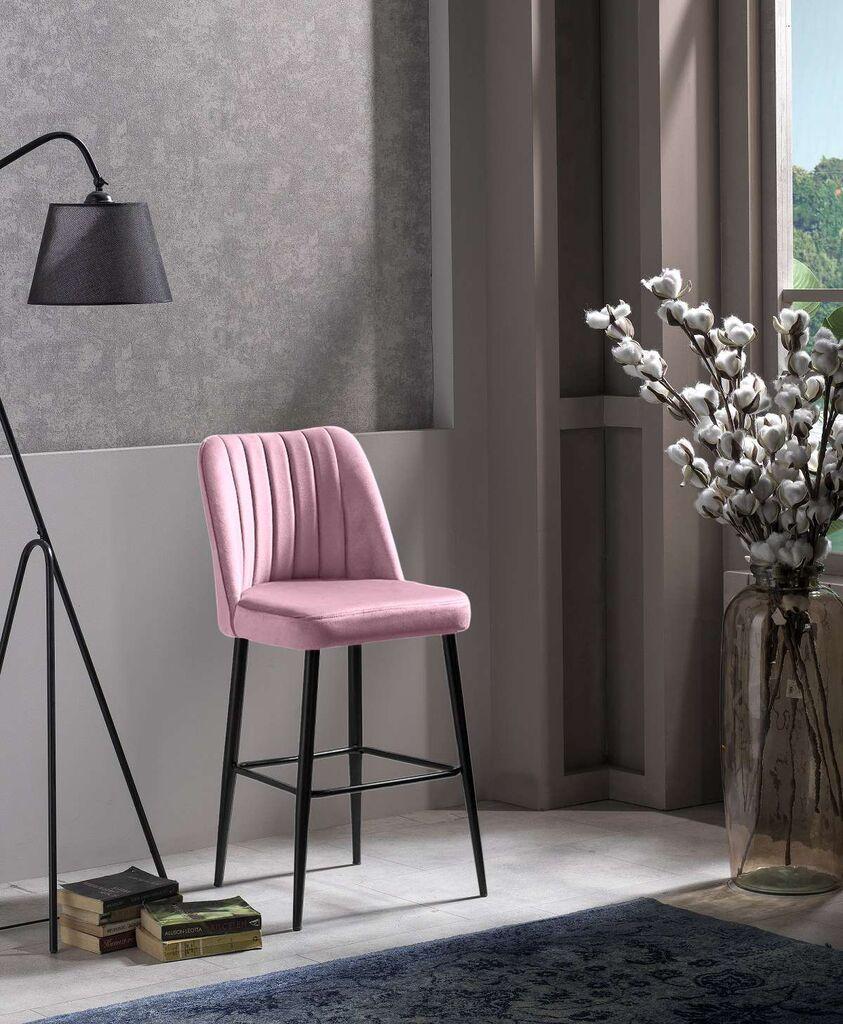 Hanah Home set barskih stolica Vento, 4 dijela, ljubičasta