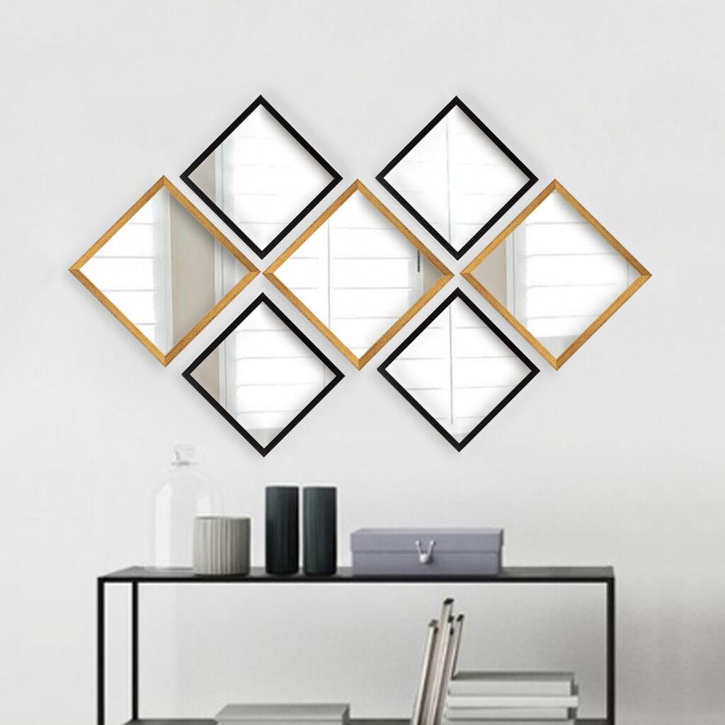 Set ogledala Wallity SETAYNA_043, 24x24cm, 34x34cm