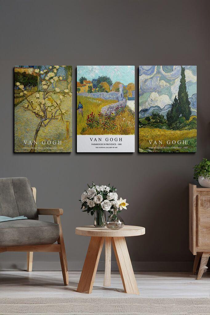Wallity slika Ersycnvs16, 40x60 cm, 3 dijela