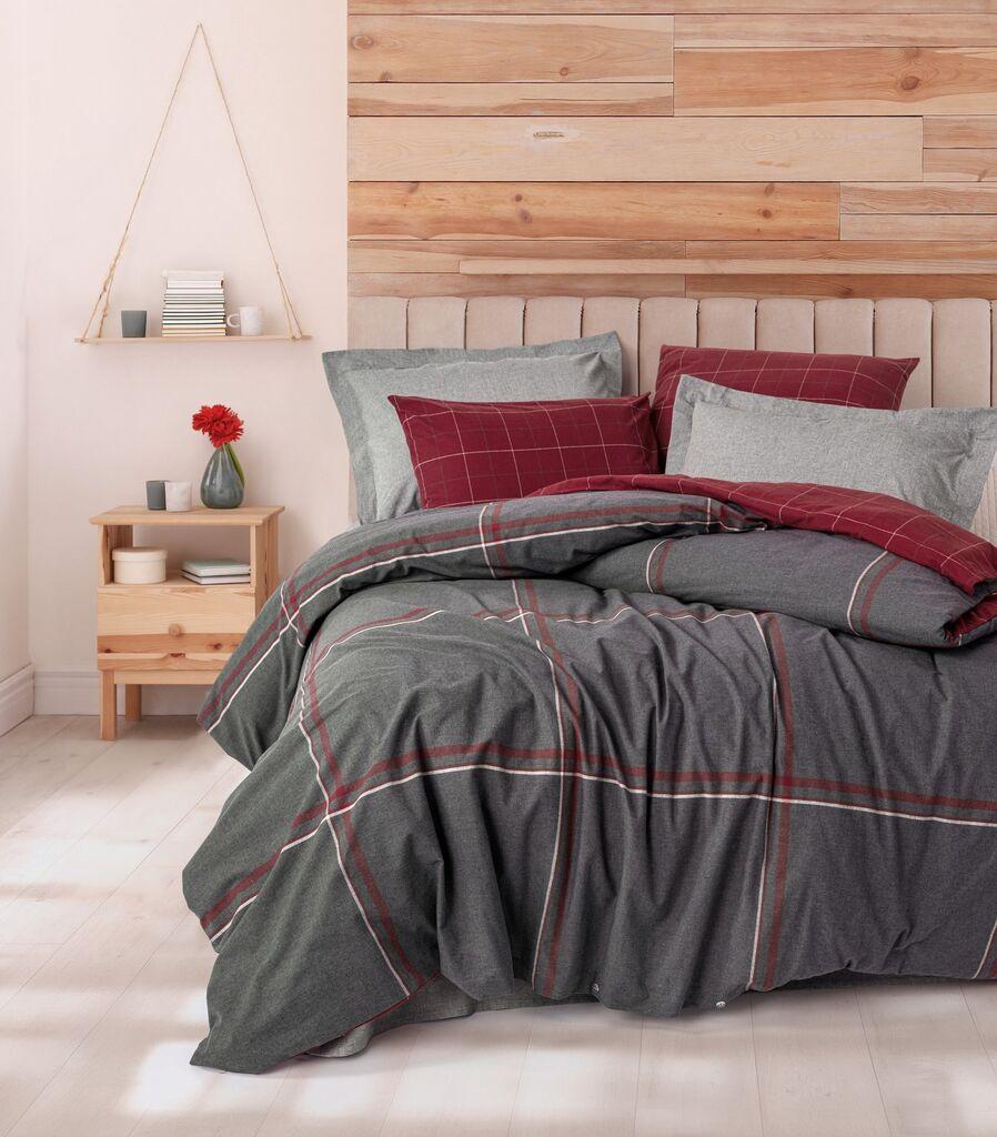 L'essentiel Maison set posteljine Sento, 180x240 cm, tamno siva