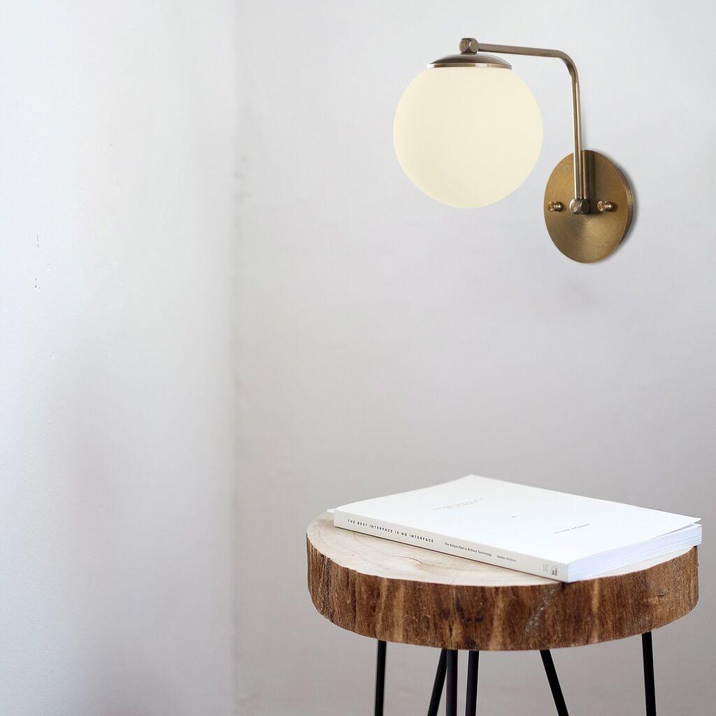 Opviq Daisy 146 A Zidna lampa, bronzana