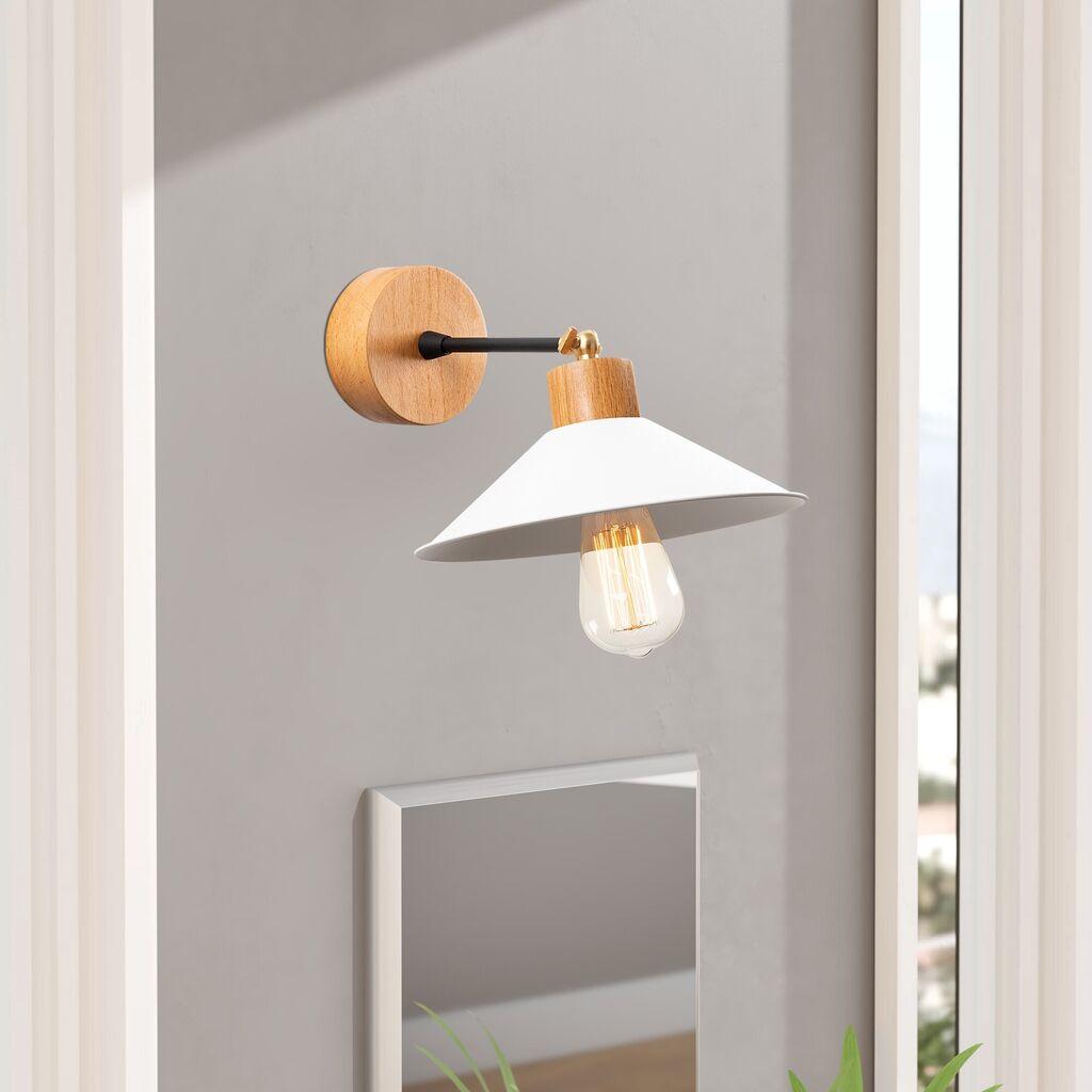Opviq Zidna lampa E27 Grlo, Bijela
