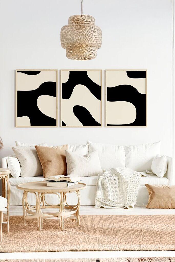 Wallity Dekorativna slika Ersydata1-5070, 50x70cm, 3 dijela