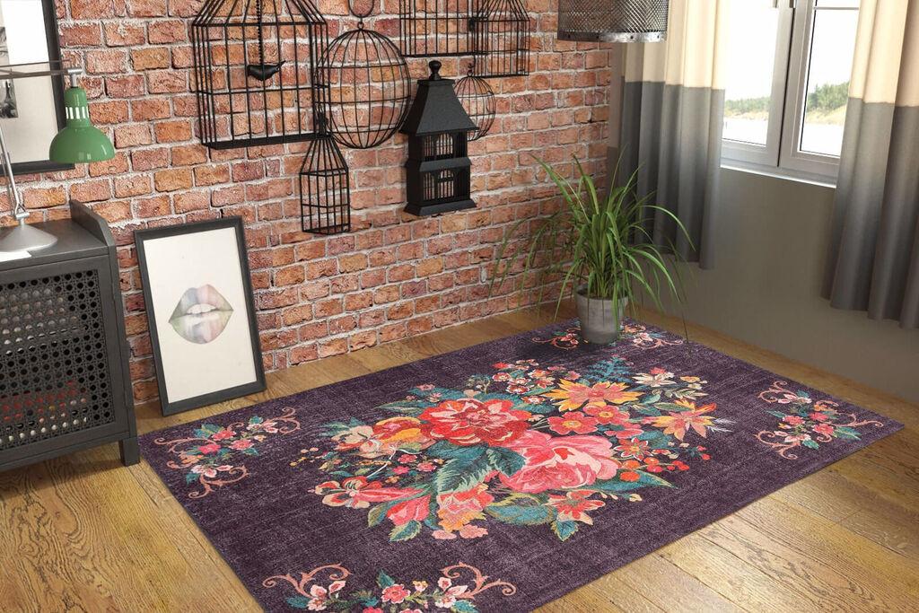 Conceptum Hypnose tepih Soul Chenille 305, 75x150cm, crni