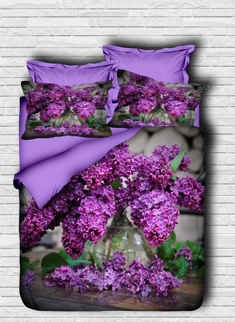 L'essentiel Maison set posteljine 135, 200x220cm, ljubičasta