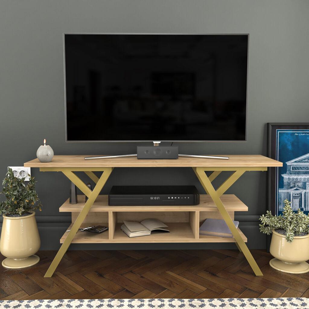 Hanah TV ormarić Minerva, 120x35x55 cm, hrast