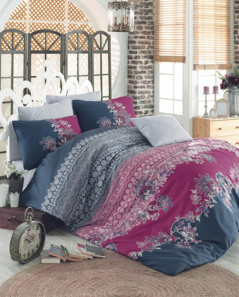 L'essentiel Maison set posteljine Azra, 200x220 cm, Šarene