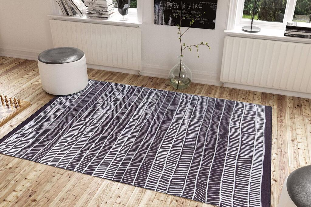 Conceptum Hypnose tepih Ada Gonul Chenille 296, 75x150cm, crni
