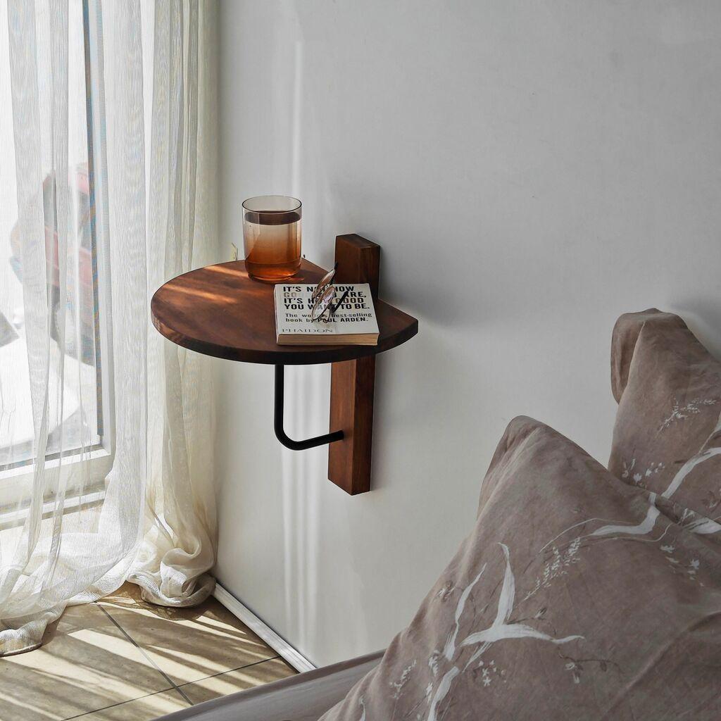 Hanah Home Zidna polica Reve, 35x35x cm,Boje kestena