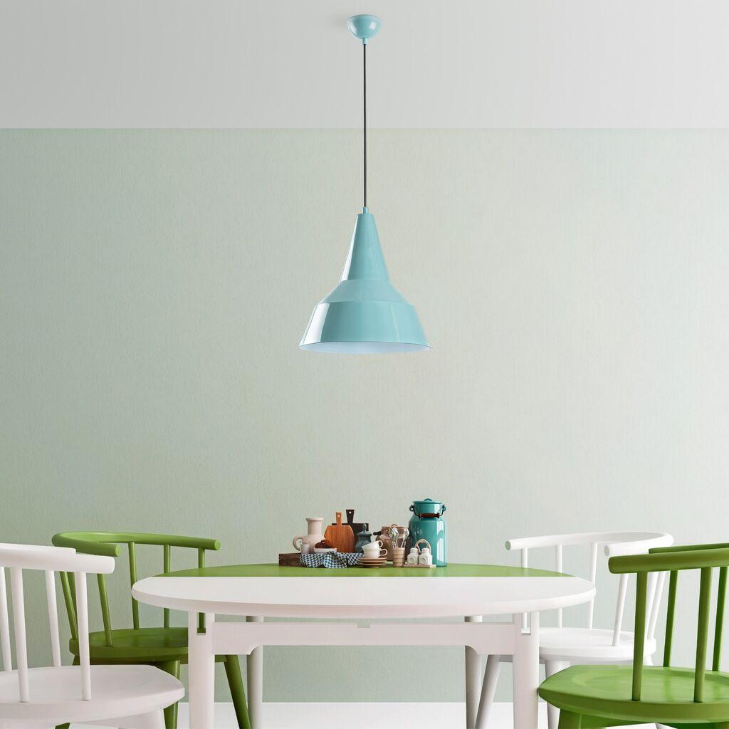 Opviq Luster Saglam 3728, 42-131 cm, O30 cm, E27, Tirkizna