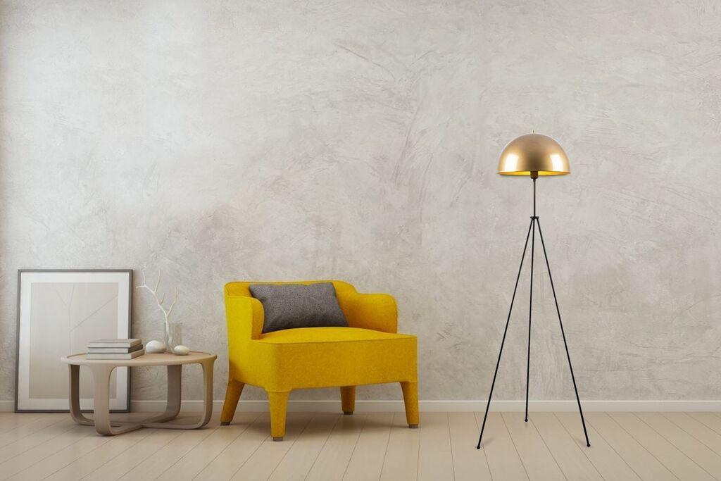 Opviq podna lampa Can-NT-113, 170 cm, E27 40W, zlatna boja