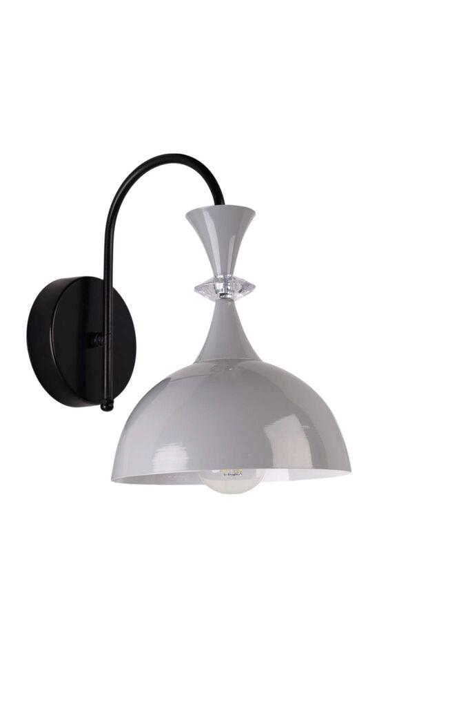 Opviq zidna lampa Akay, siva