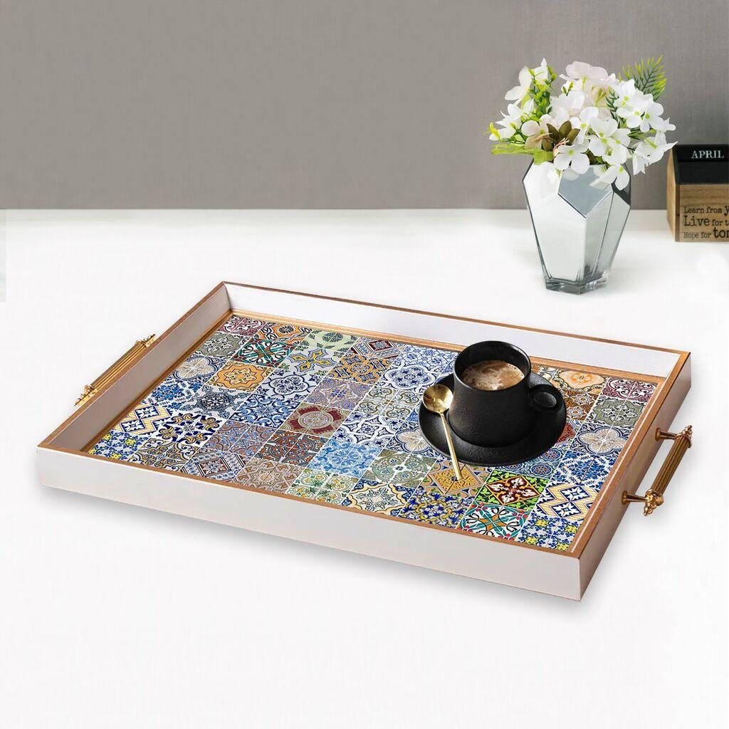 Aberto Design poslužavnik TPB9894 50 x 29 x 3,5 cm, šareni