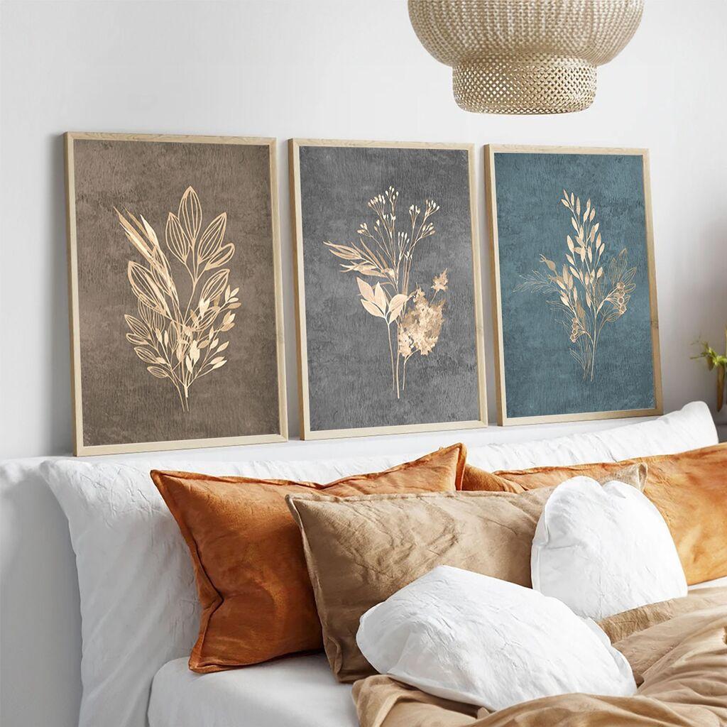 Wallity Dekorativna slika Huhu242, 30x40cm, 3 dijela