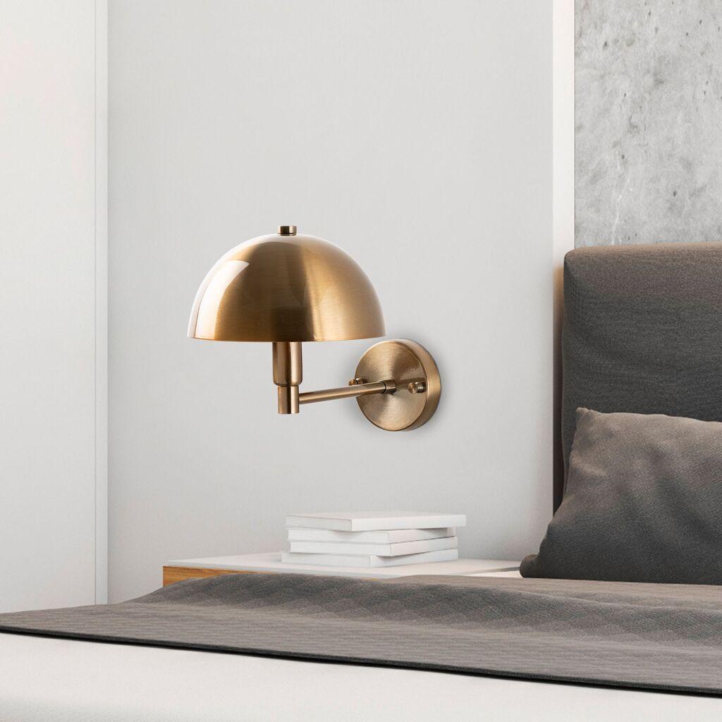 Opviq Zidna lampa Togg-14836, 20x29x24cm, IP20, Zlatna boja