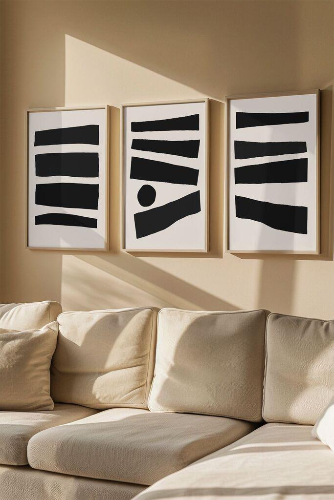 Wallity Slika Ersydata17-70100, 3 dijela, 70 x 100 cm
