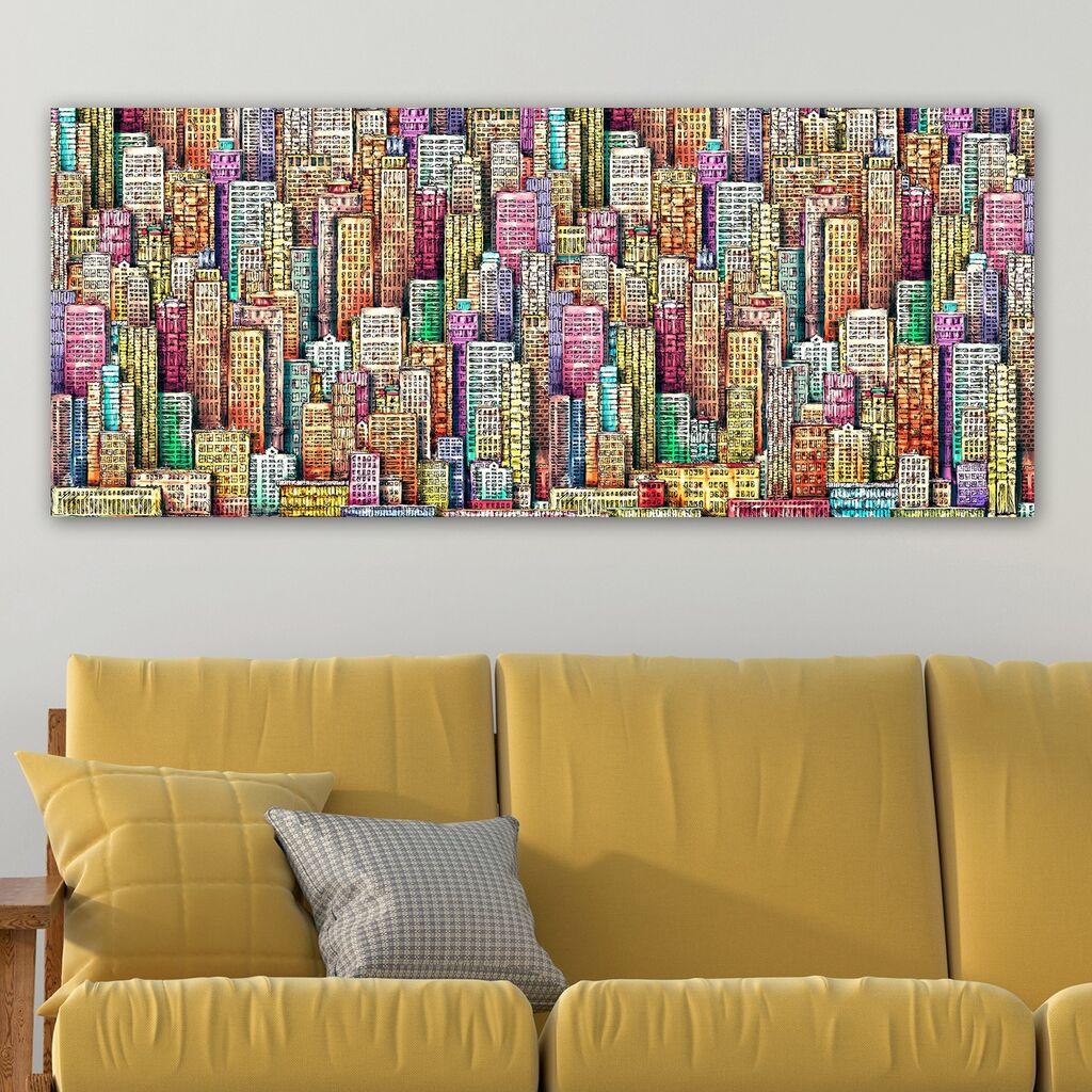 Slika na zidu na platnu 50x120cm