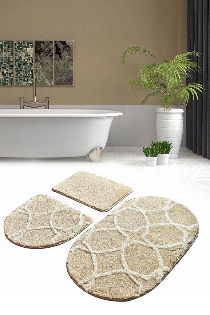 L'essentiel Maison Set od 3 tepiha Bonne Rock, bež