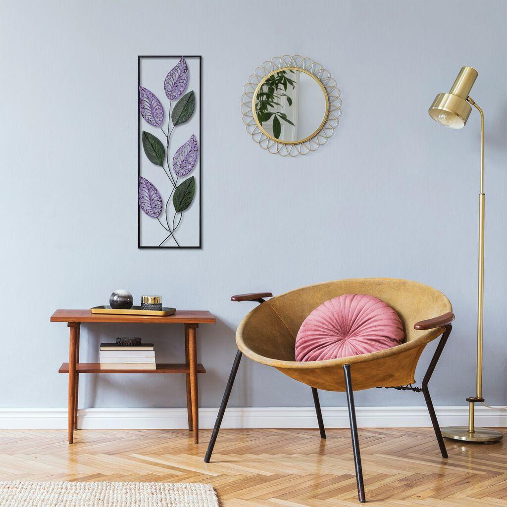 Wallity Zidna dekoracija List, 90x32 cm, Šareni