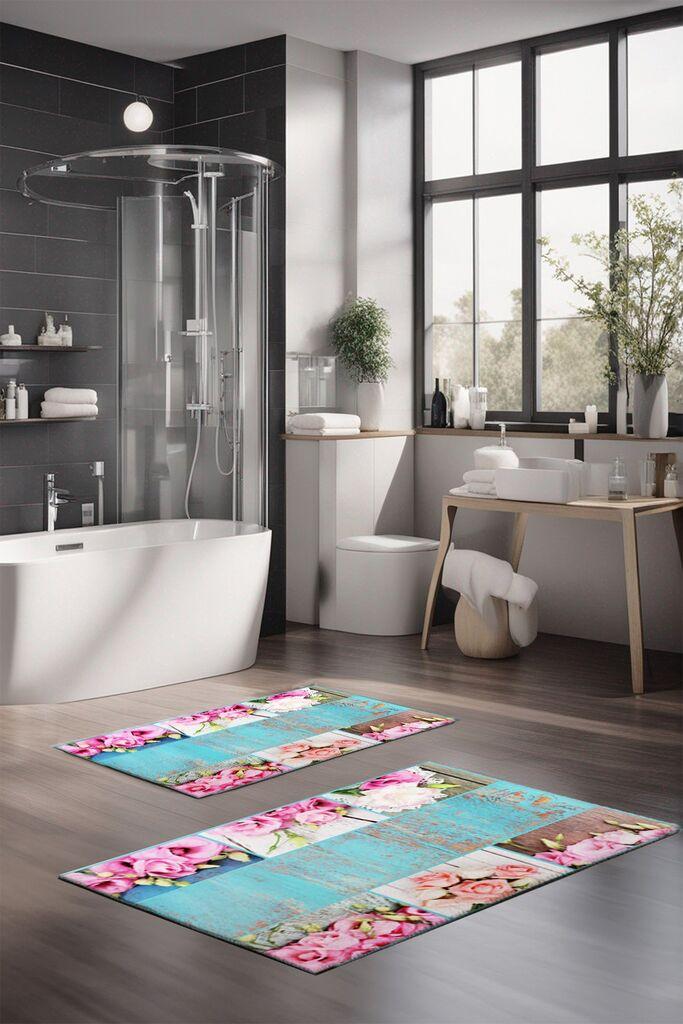 L'essentiel Maison Set tepiha za kupatilo CT-5218, 2 komada, šareni