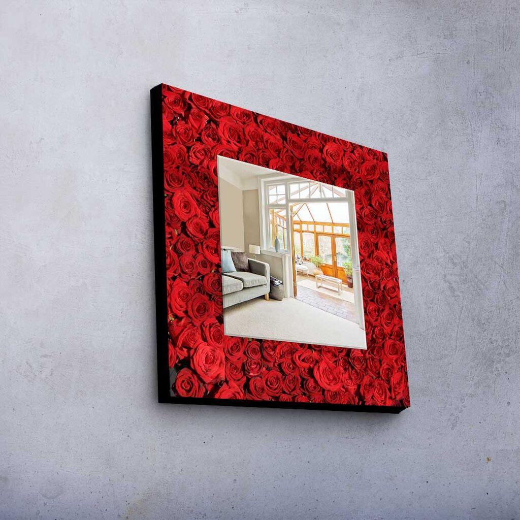 Zidno ogledalo MA-079, 50x50cm, šareno